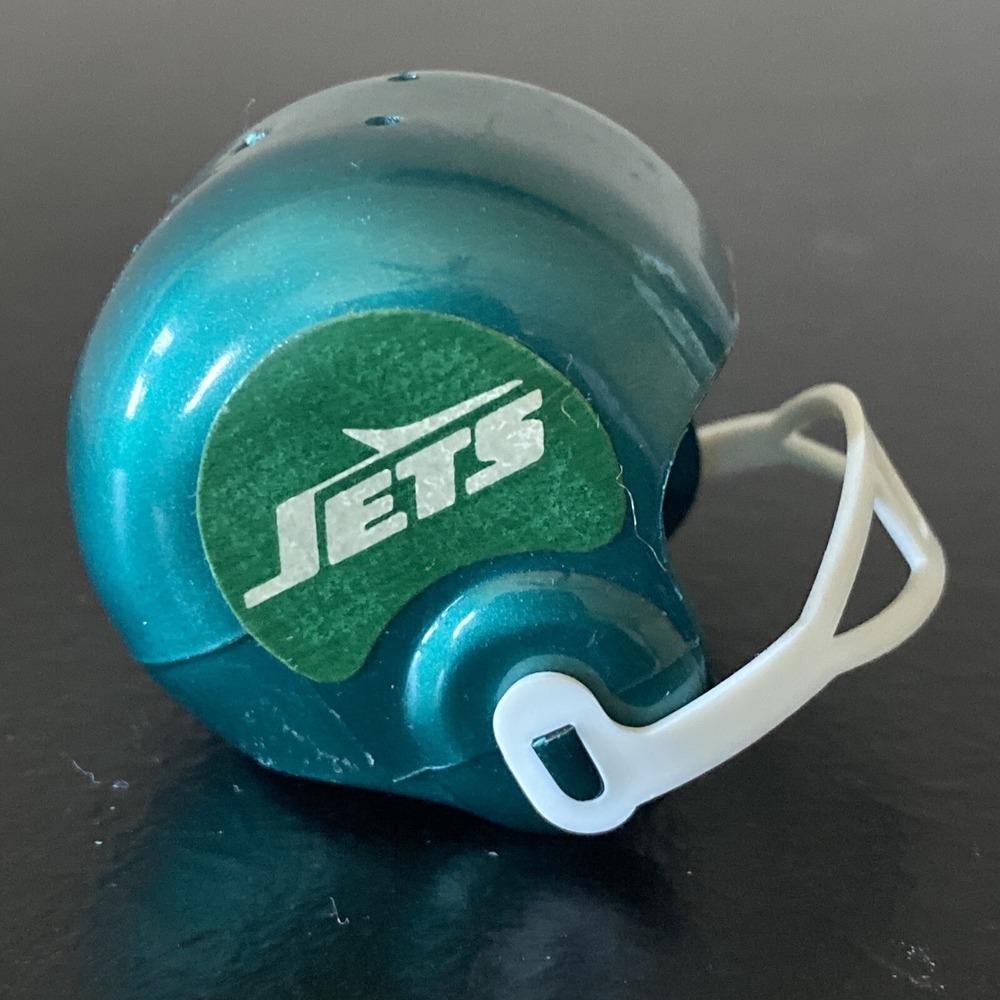 New York Jets Vintage Plastic Mini Green Helmet 1970s NFL OPI Gumball Machine